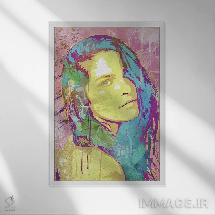 تابلو دکوراتیو پیش بینی بزرگ اثر فایو بای فایو کالکتیو - نمای قابدار سفید