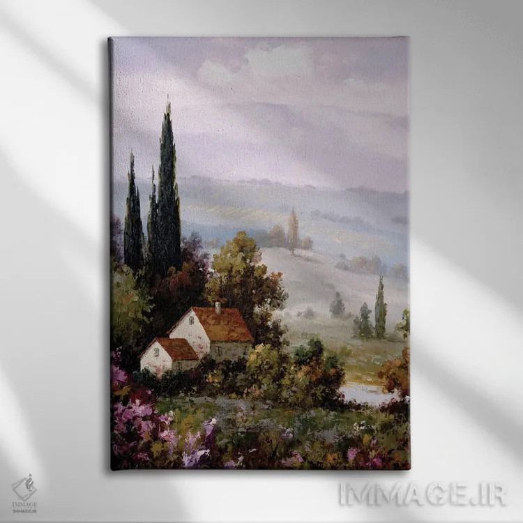 تابلو دکوراتیو راحتی روستایی II اثر چارلز گال - نمای روبهرو روی دیوار