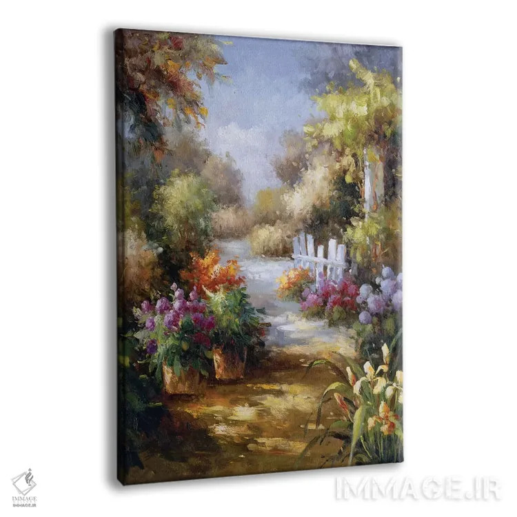 تابلو دکوراتیو کوچه خاطره ها II اثر چارلز گال - نمای پرسپکتیو محصول