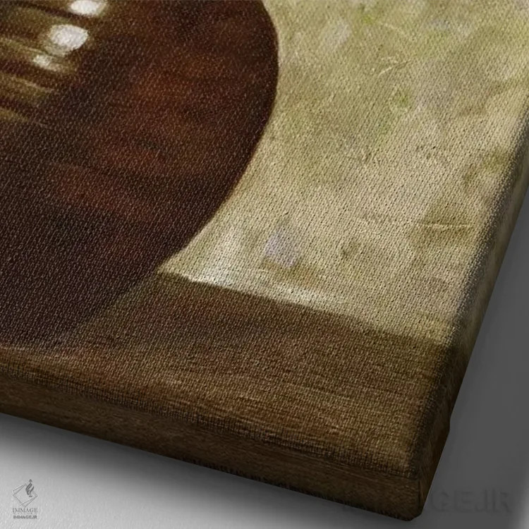 تابلو دکوراتیو ارکیده شکوفا اثر چارلز گال - نمای نزدیک بافت بوم