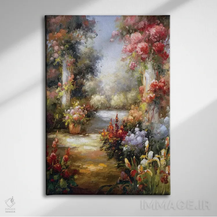 تابلو دکوراتیو کوچه خاطره ها I اثر چارلز گال - نمای روبهرو روی دیوار