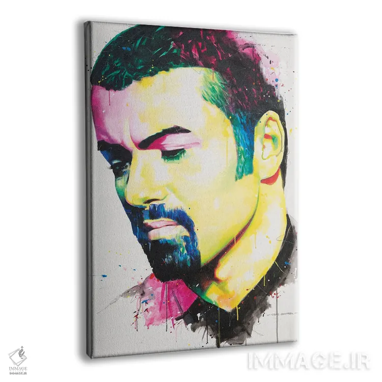 تابلو دکوراتیو جورج مایکل اثر کریگ کمپبل - نمای پرسپکتیو محصول