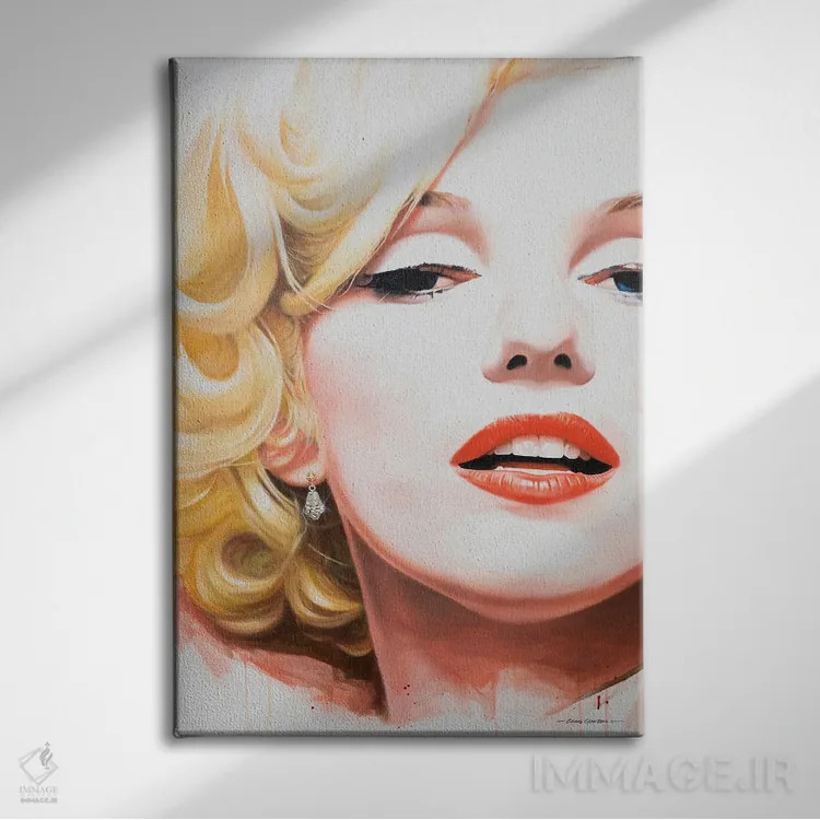 تابلو دکوراتیو مرلین مونرو اثر کریگ کمپبل - نمای روبهرو روی دیوار