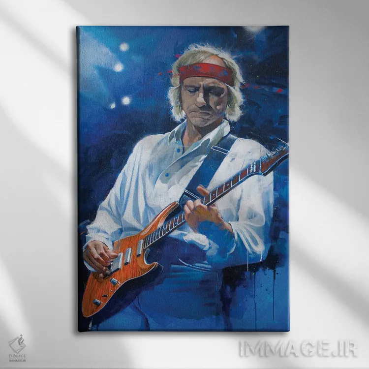 تابلو دکوراتیو مارک نافلر اثر کریگ کمپبل - نمای روبهرو روی دیوار