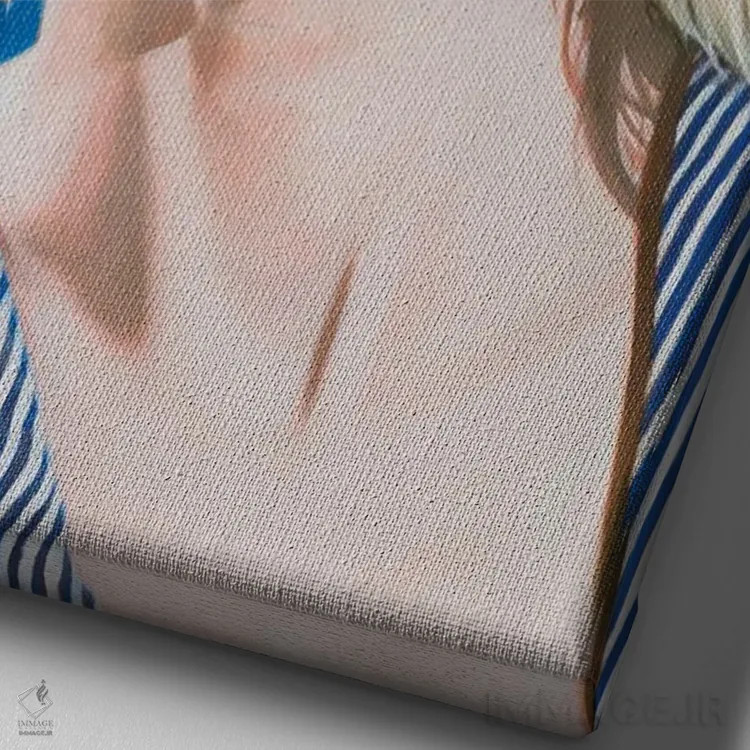 تابلو دکوراتیو دبی هری اثر کریگ کمپبل - نمای نزدیک بافت بوم