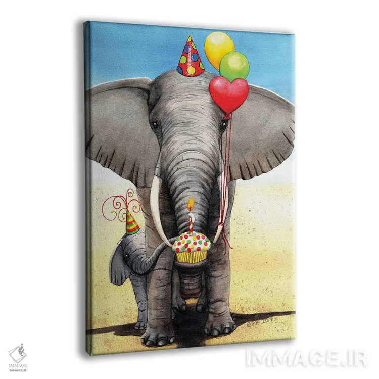 تابلو دکوراتیو فیل تولد اثر کترین جی مک الروی - نمای پرسپکتیو محصول