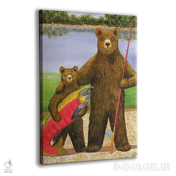 تابلو دکوراتیو ماهی بزرگ اثر کترین جی مک الروی - نمای پرسپکتیو محصول