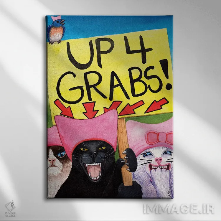 تابلو دکوراتیو هر زمان اثر کترین جی مک الروی - نمای روبهرو روی دیوار