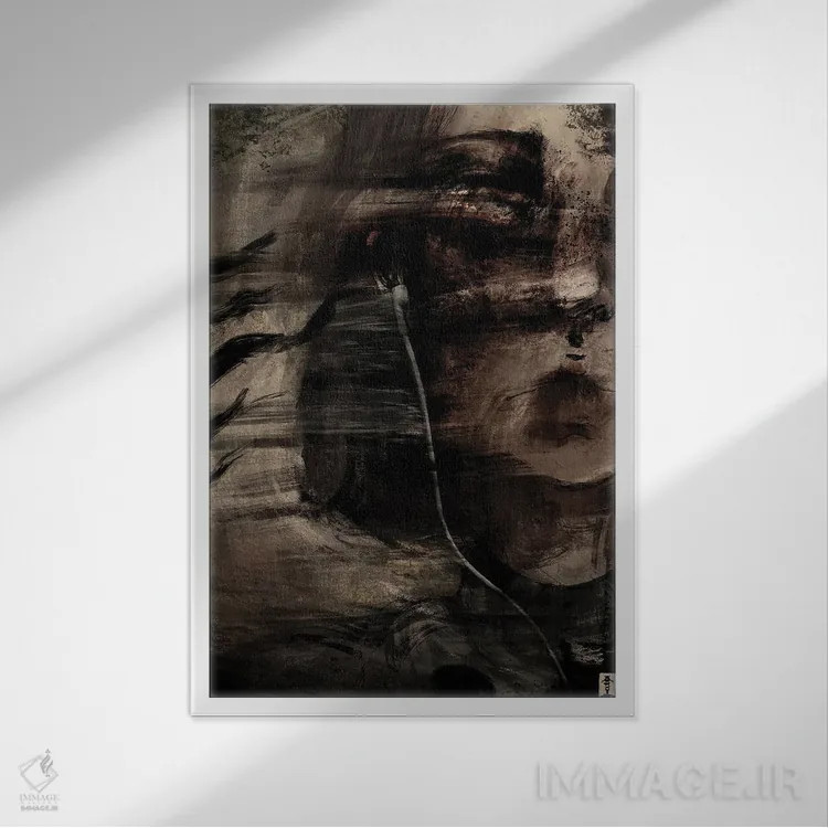 تابلو دکوراتیو موسیقی تراوا اثر کرامبز اند گابز - نمای قابدار سفید