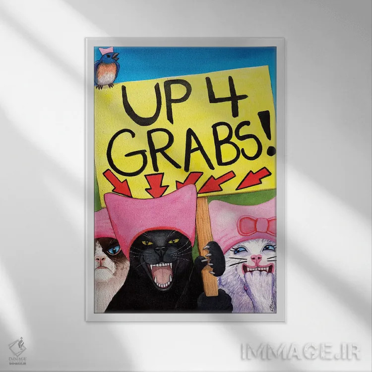 تابلو دکوراتیو هر زمان اثر کترین جی مک الروی - نمای قابدار سفید