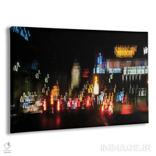 تابلو دکوراتیو شب شهری اثر گیلیارد برسسان - نمای پرسپکتیو محصول