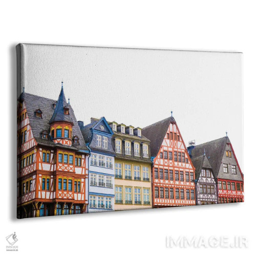 تابلو دکوراتیو خانه های زنجبیلی اثر گیلیارد برسسان - نمای پرسپکتیو محصول