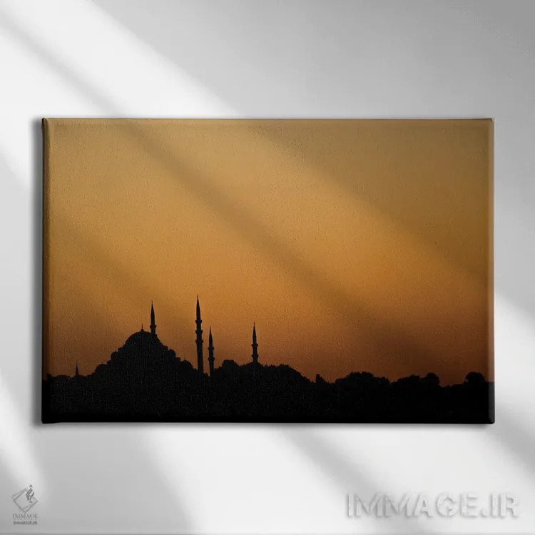 تابلو دکوراتیو نجوای غروب اثر گیلیارد برسسان - نمای روبهرو روی دیوار