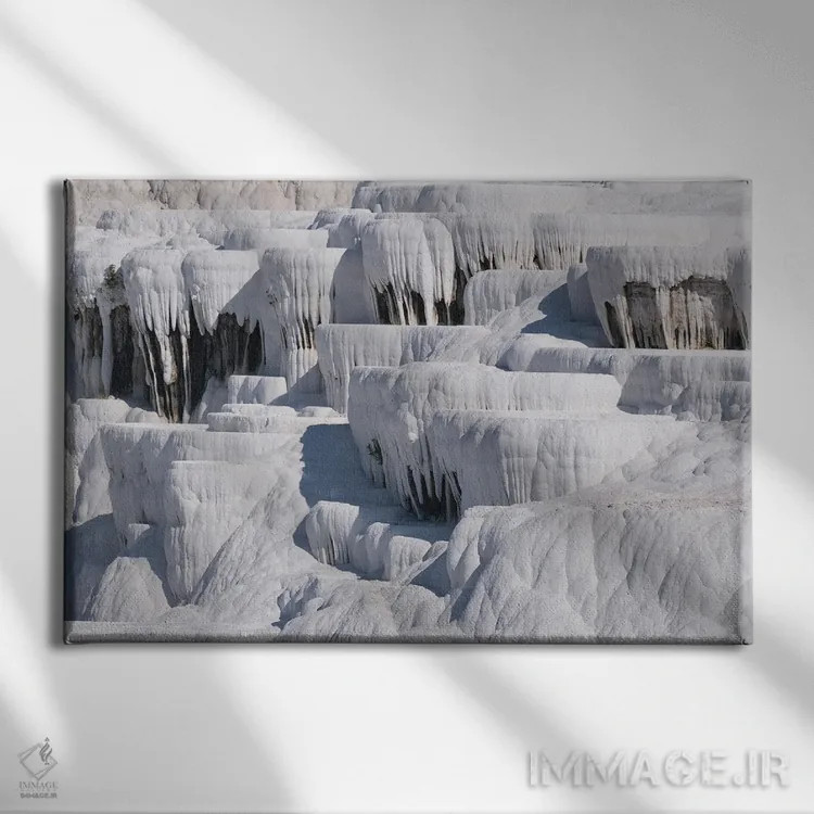 تابلو دکوراتیو سفیدها اثر گیلیارد برسسان - نمای روبهرو روی دیوار