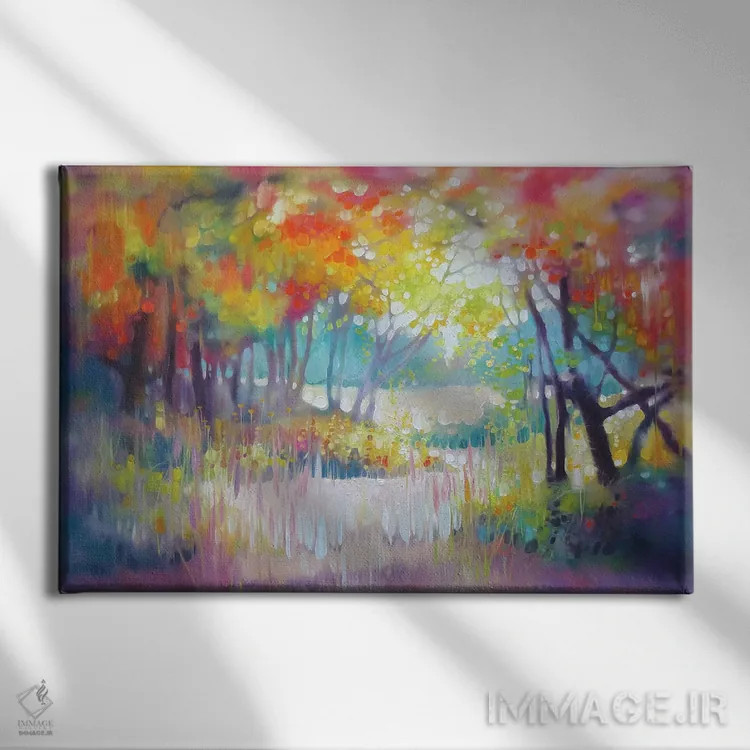 تابلو دکوراتیو لحظه ای در تابستان اثر گیل بوستامانته - نمای روبهرو روی دیوار