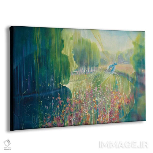 تابلو انتزاعی نوعی جادو اثر گیل بوستامانته - نمای پرسپکتیو محصول