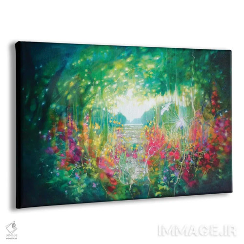 تابلو دکوراتیو نغمه آگوست اثر گیل بوستامانته - نمای پرسپکتیو محصول