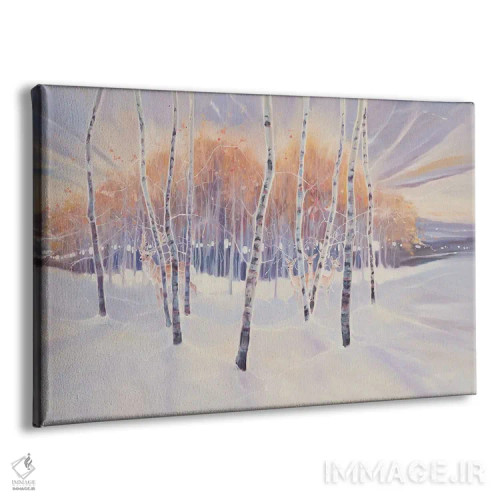 تابلو انتزاعی زمستان ساوت داونز اثر گیل بوستامانته - نمای پرسپکتیو محصول