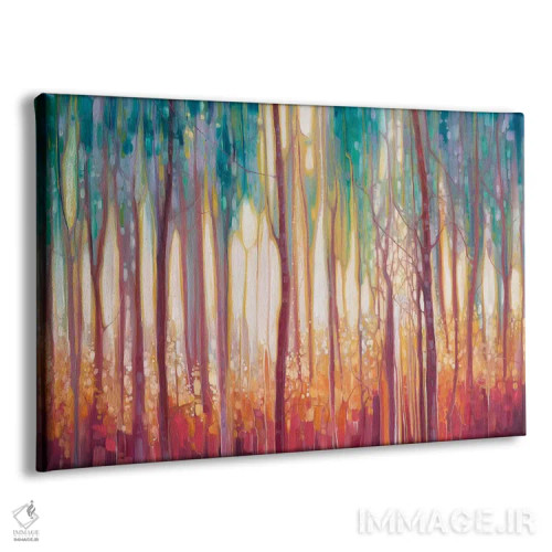 تابلو انتزاعی اسطوره شناسی اثر گیل بوستامانته - نمای پرسپکتیو محصول