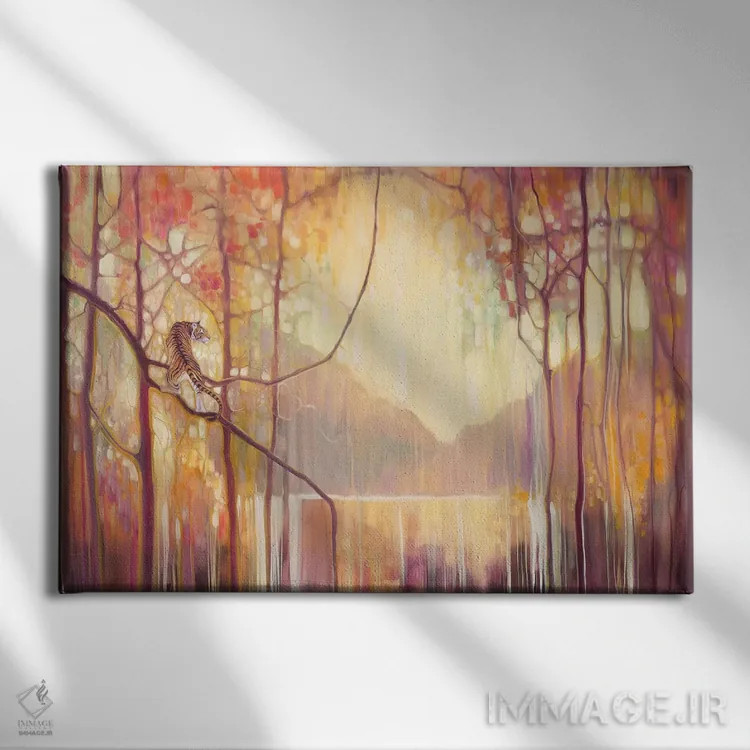 تابلو دکوراتیو در جایی دیگر اثر گیل بوستامانته - نمای روبهرو روی دیوار