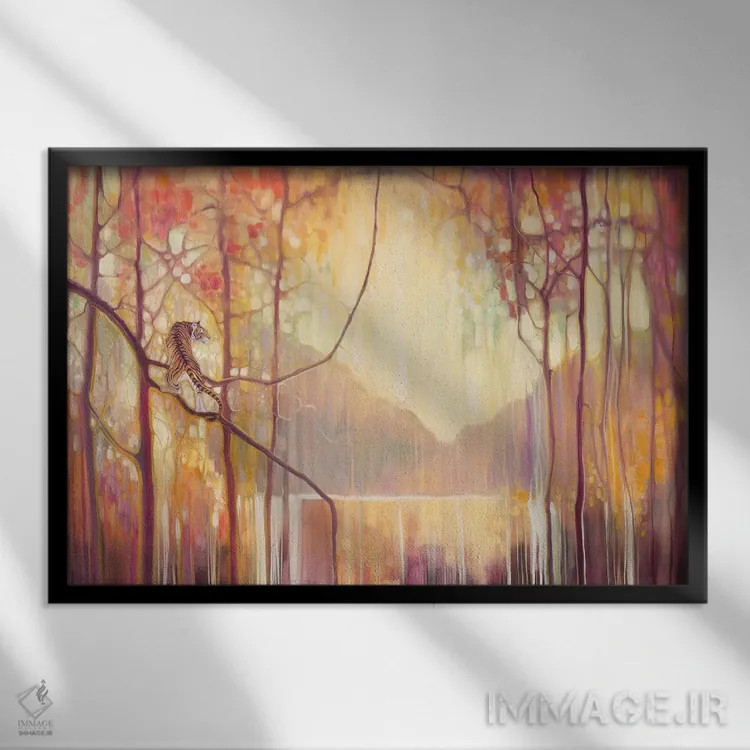 تابلو دکوراتیو در جایی دیگر اثر گیل بوستامانته - نمای قابدار مشکی