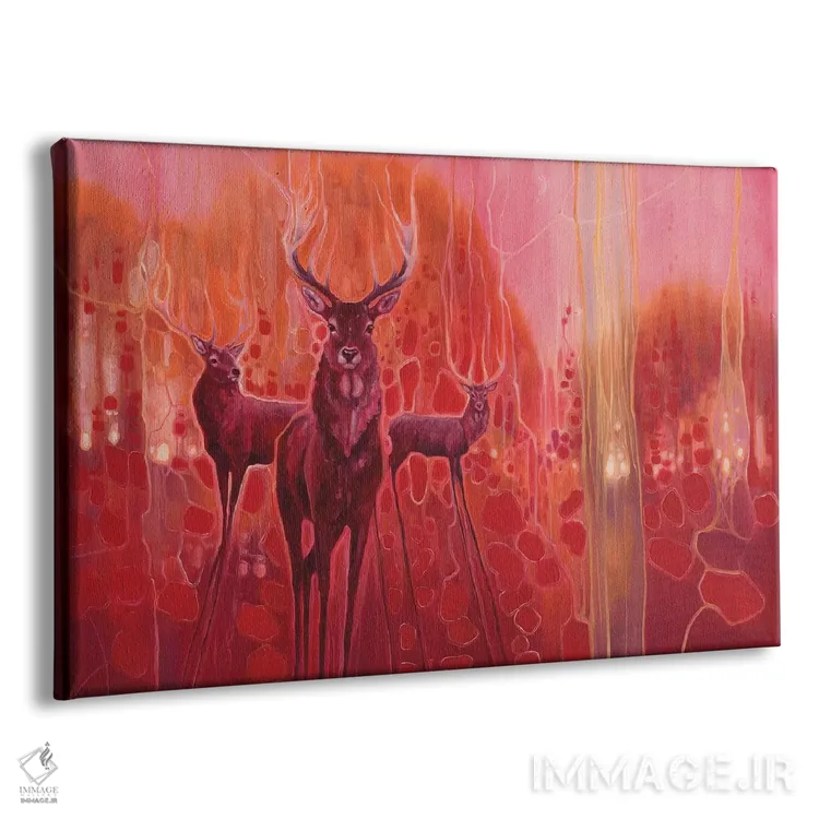 تابلو دکوراتیو جادوی سرخ اثر گیل بوستامانته - نمای پرسپکتیو محصول