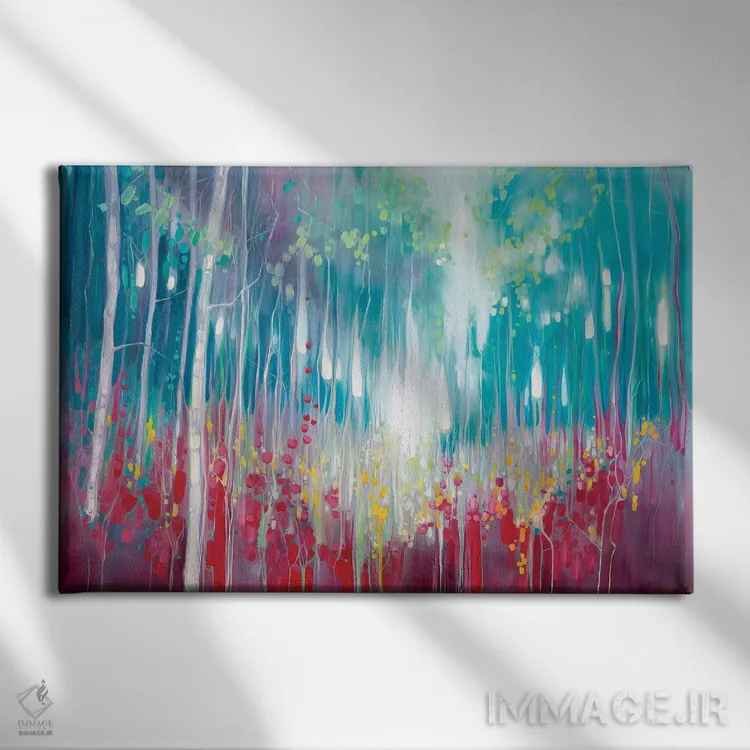 تابلو دکوراتیو تابستان غرش کنان اثر گیل بوستامانته - نمای روبهرو روی دیوار