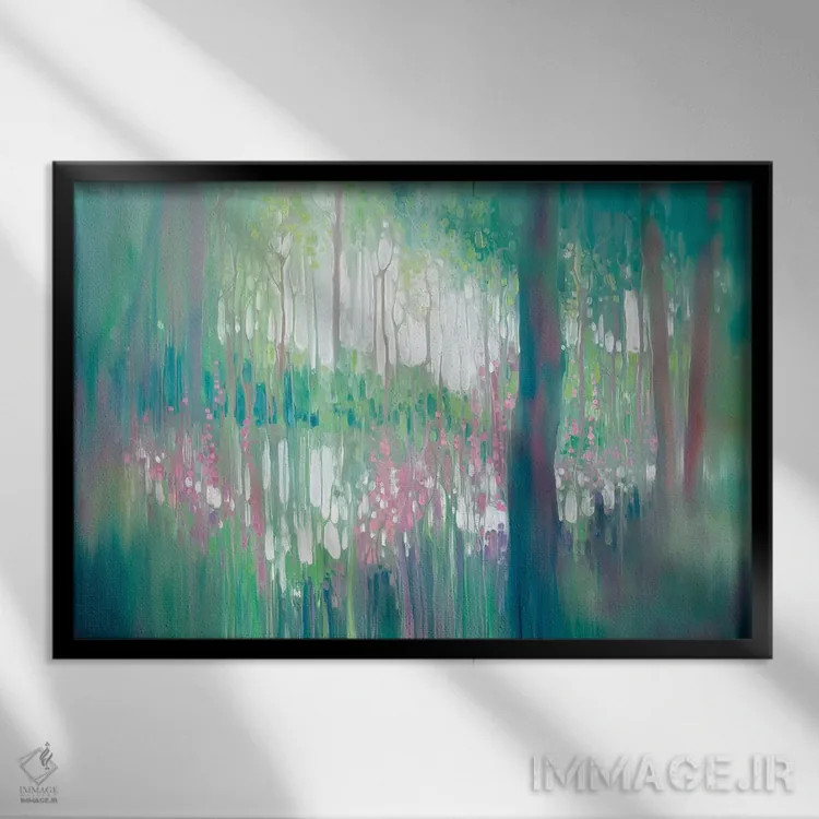 تابلو دکوراتیو کشف اثر گیل بوستامانته - نمای قابدار مشکی