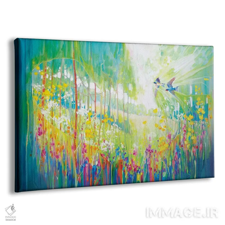 تابلو انتزاعی وفور اثر گیل بوستامانته - نمای پرسپکتیو محصول