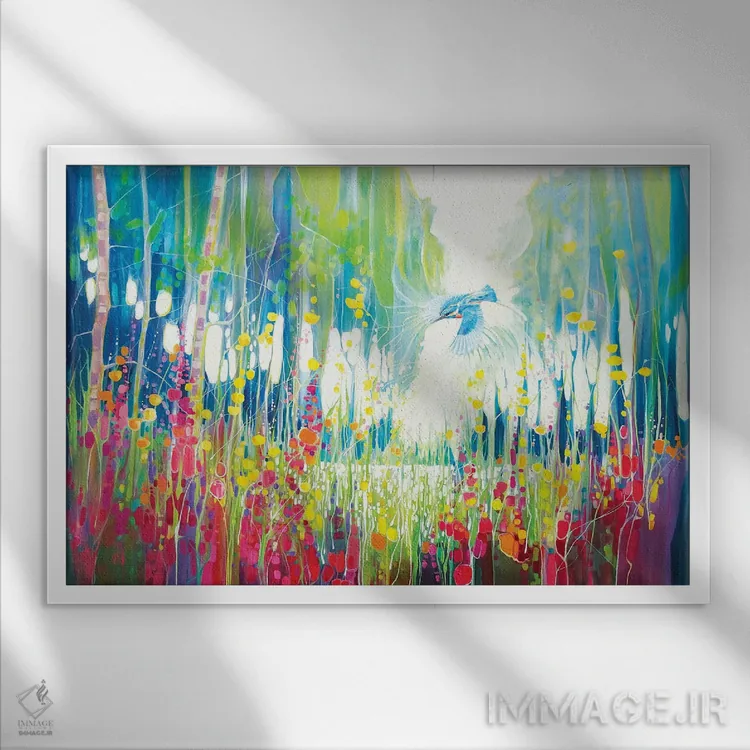 تابلو دکوراتیو جادوگر اثر گیل بوستامانته - نمای قابدار سفید