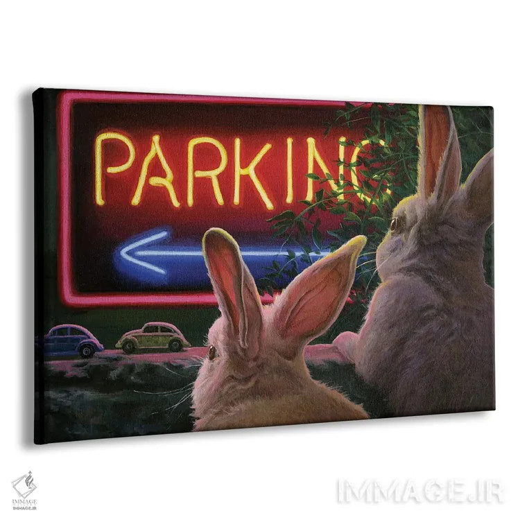 تابلو دکوراتیو یافتن جای مناسب اثر گیگی چن - نمای پرسپکتیو محصول