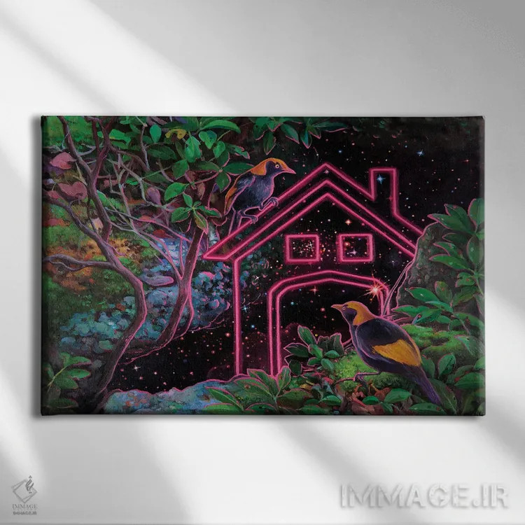 تابلو دکوراتیو اگر به اندازه کافی تمرکز کنیم اثر گیگی چن - نمای روبهرو روی دیوار