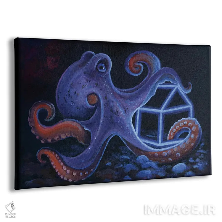 تابلو دکوراتیو محفوظ اثر گیگی چن - نمای پرسپکتیو محصول