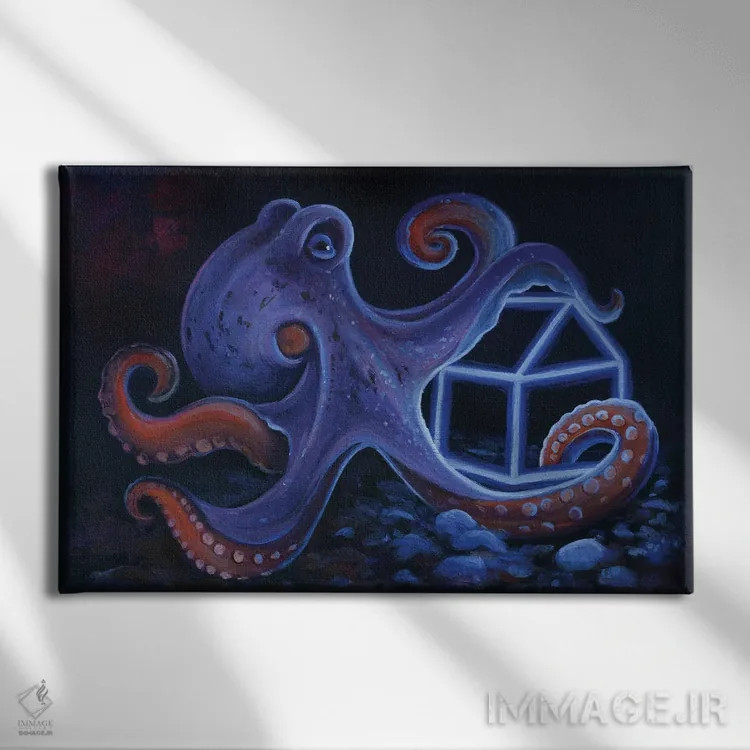 تابلو دکوراتیو محفوظ اثر گیگی چن - نمای روبهرو روی دیوار