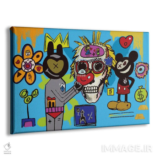 تابلو دکوراتیو سرزمین وارهول اثر گابریل کوزارلی - نمای پرسپکتیو محصول