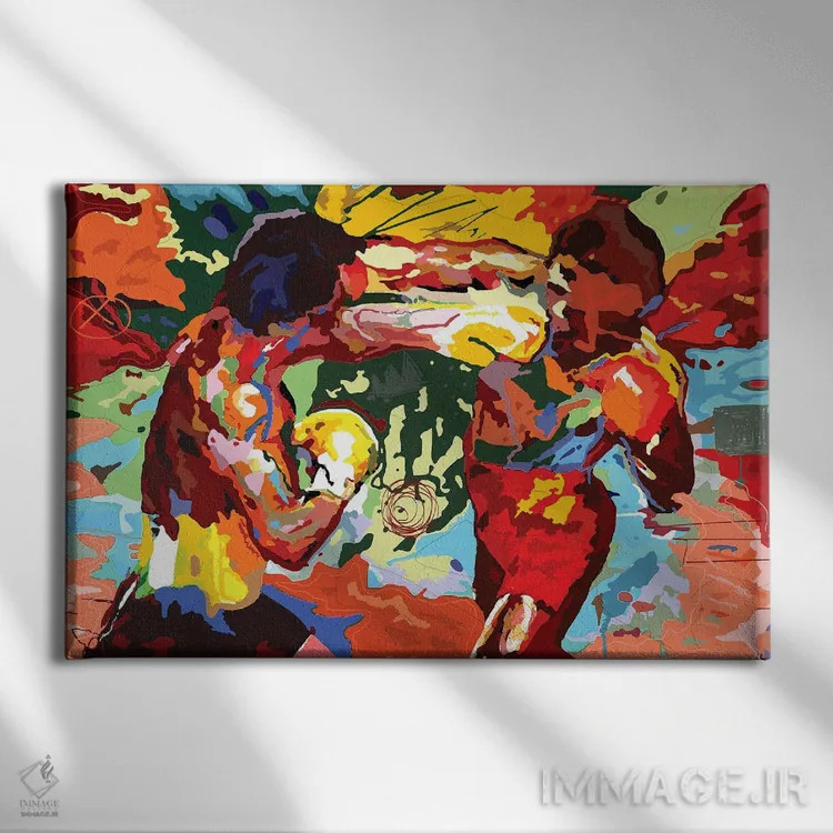 تابلو دکوراتیو باورگ باورگ اثر گابریل کوزارلی - نمای روبهرو روی دیوار