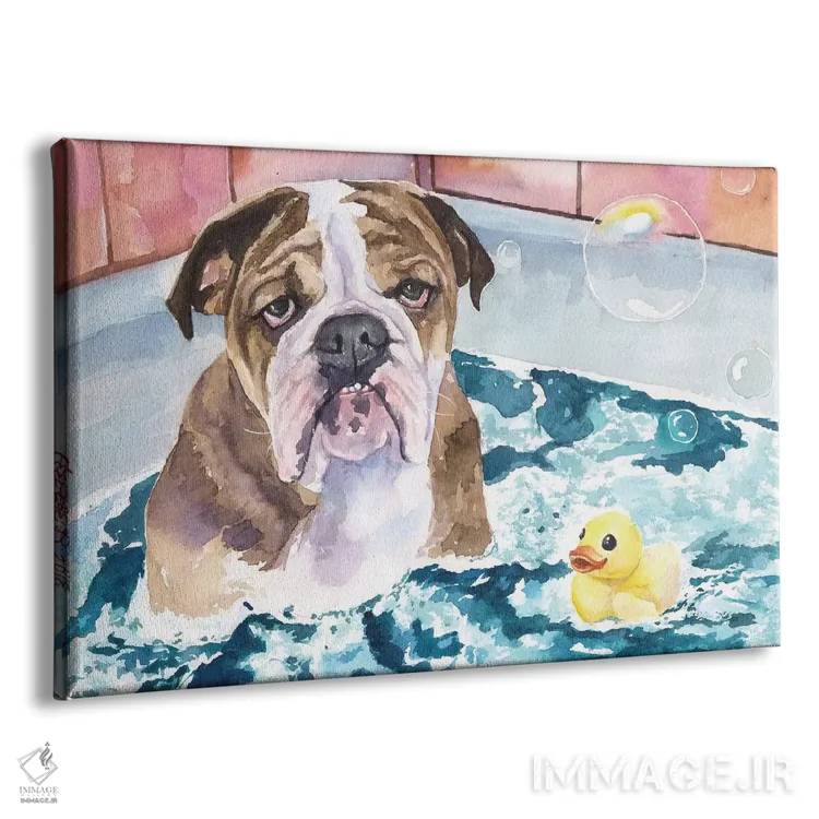 تابلو دکوراتیو زمان حمام اثر جورج دیاچنکو - نمای پرسپکتیو محصول