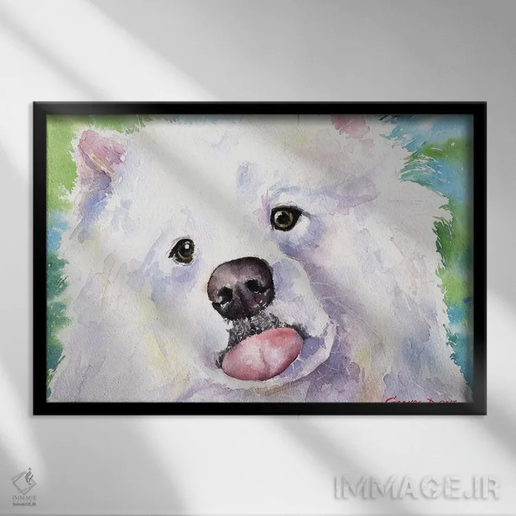 تابلو دکوراتیو ساموید اثر جورج دیاچنکو - نمای قابدار مشکی