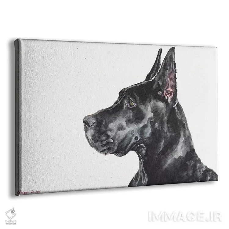 تابلو دکوراتیو باور سیاه اثر جورج دیاچنکو - نمای پرسپکتیو محصول