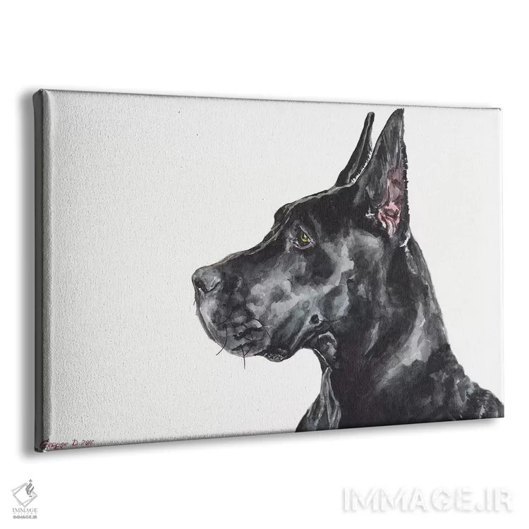 تابلو دکوراتیو باور سیاه اثر جورج دیاچنکو - نمای پرسپکتیو محصول