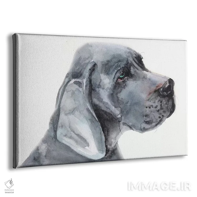 تابلو دکوراتیو گریت باور آبی اثر جورج دیاچنکو - نمای پرسپکتیو محصول