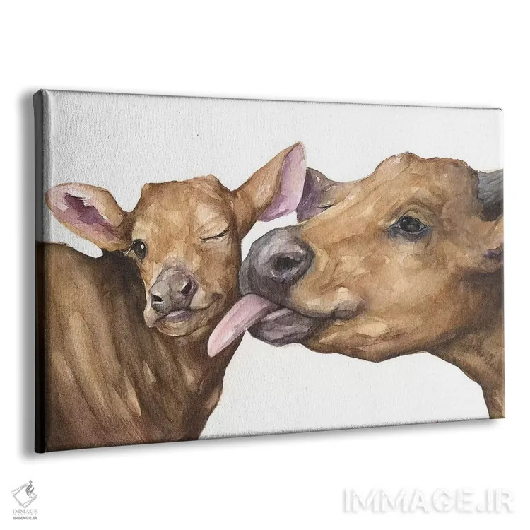 تابلو دکوراتیو عشق مادرانه اثر جورج دیاچنکو - نمای پرسپکتیو محصول