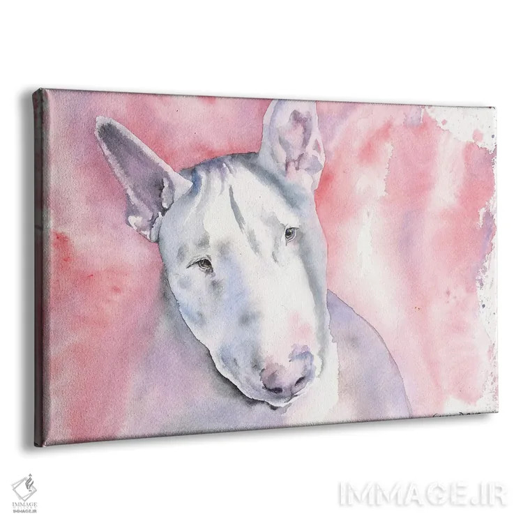 تابلو دکوراتیو بول تریر اثر جورج دیاچنکو - نمای پرسپکتیو محصول