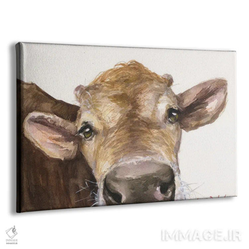 تابلو دکوراتیو گوساله دزدکی اثر جورج دیاچنکو - نمای پرسپکتیو محصول