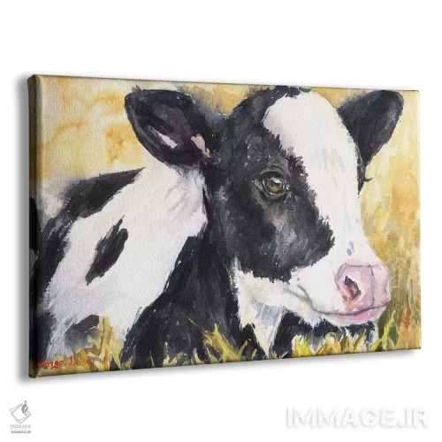 تابلو دکوراتیو گوساله اثر جورج دیاچنکو - نمای پرسپکتیو محصول
