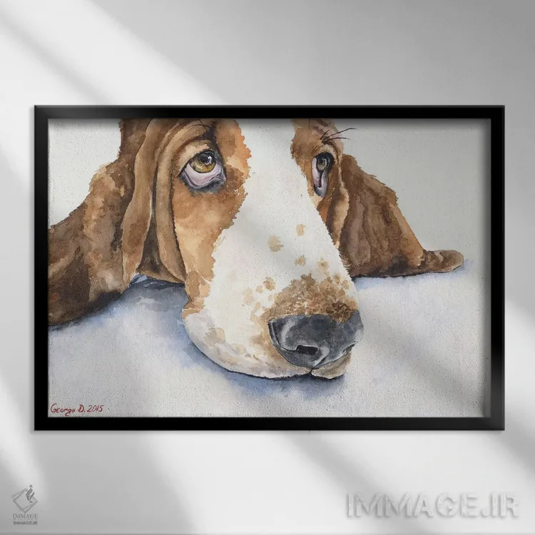 تابلو دکوراتیو بست ۵ اثر جورج دیاچنکو - نمای قابدار مشکی