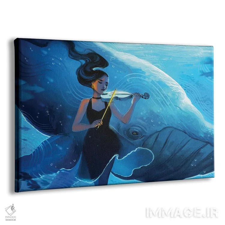 تابلو دکوراتیو سرناد اثر ژنووا بی - نمای پرسپکتیو محصول