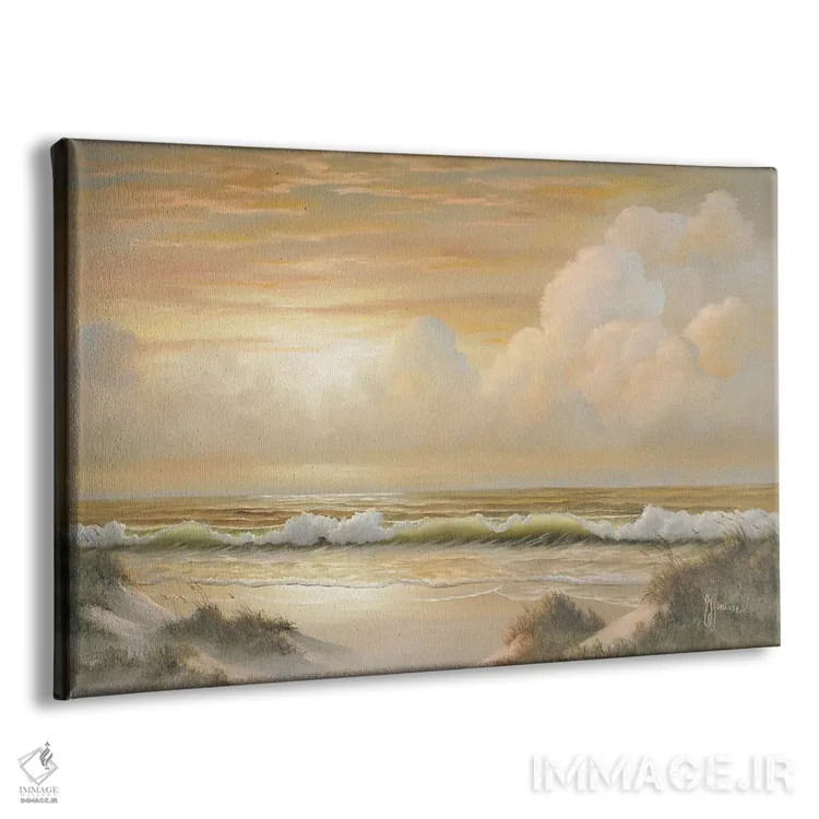 تابلو دکوراتیو گرگ و میش اثر جورجیا جانیس - نمای پرسپکتیو محصول