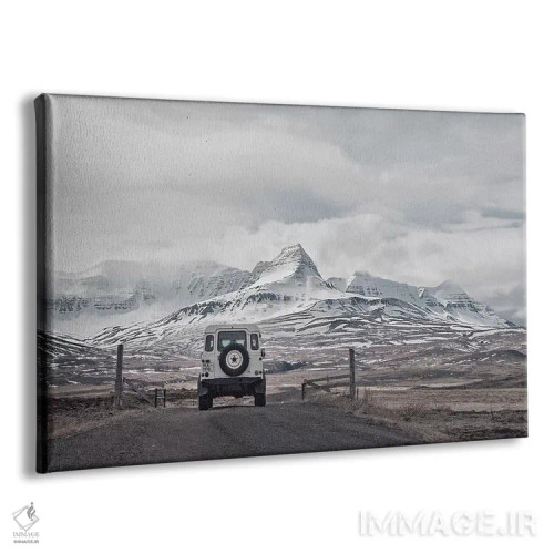 تابلو دکوراتیو سفر به دور سیاره ایسلند I اثر مونیکا استریگل - نمای پرسپکتیو محصول