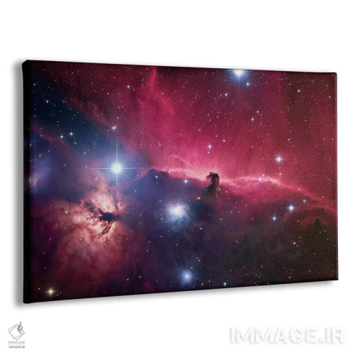 تابلو دکوراتیو منطقه سحابی سر اسب اثر رابرت گندلر - نمای پرسپکتیو محصول